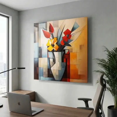 Tableau pot de fleurs