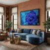 Tableau rose bleue