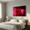 Tableau rose rouge