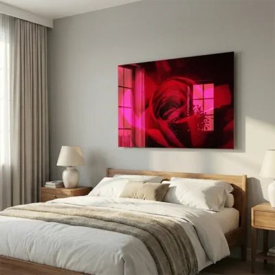 Tableau rose rouge