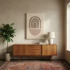 tableau scandinave abstrait sur toile tendue Tableau scandinave abstrait