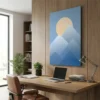 tableau scandinave montagne sur alu Tableau scandinave montagne