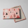 tableau scandinave rose detail toile tendue Tableau scandinave rose
