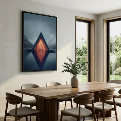 Tableau scandinave triangle