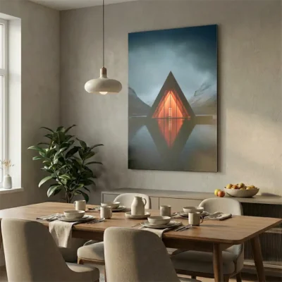Tableau scandinave triangle