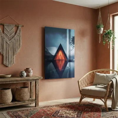 Tableau scandinave triangle
