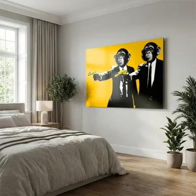 Tableau singe banane