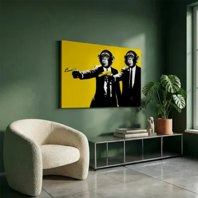 Tableau singe banane