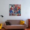 tableau spiderman street art sur toile tendue Tableau Spiderman street art