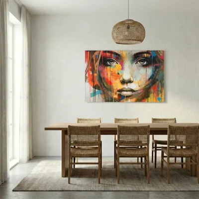 Tableau street art moderne
