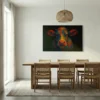 tableau vache pop art sur alu Tableau vache pop art