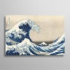 Tableau estampe japonaise La Grande Vague de Kanagawa Hokusai paysage marin