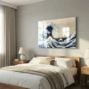tableau vague japonaise sur plexiglass Tableau vague japonaise