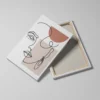 tableau visage minimaliste detail toile tendue Tableau visage minimaliste