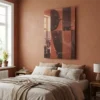 Tableau abstrait rouge