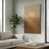 tableau africain abstrait sur toile tendue Tableau africain abstrait