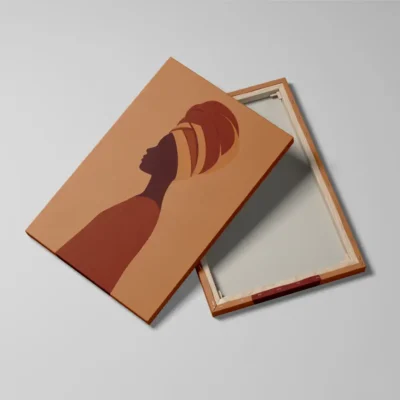 Tableau africain minimaliste