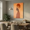 Tableau africain minimaliste