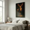 Tableau cerf coloré