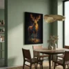 Tableau cerf coloré