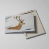 Tableau cerf dans la neige