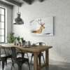 Tableau cerf dans la neige