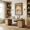 Tableau cerf et faon