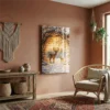 Tableau cerf et faon