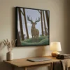 Tableau cerf graphique