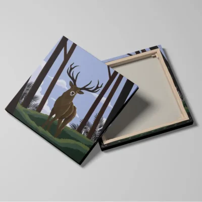 Tableau cerf graphique