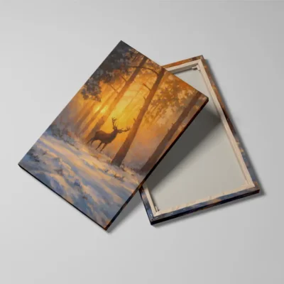 Tableau cerf lumineux