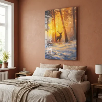 Tableau cerf lumineux