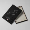tableau circuit imola detail toile tendue Tableau circuit Imola
