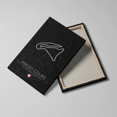 tableau circuit magny cours detail toile tendue tableau circuit Magny-Cours
