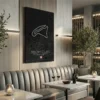 tableau circuit magny cours sur toile tendue tableau circuit Magny-Cours
