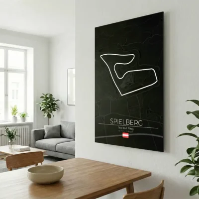 tableau circuit red bull ring sur alu Tableau circuit Red Bull Ring