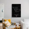 tableau circuit red bull ring sur toile tendue Tableau circuit Red Bull Ring