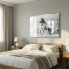 tableau dessin cheval sur plexiglass Tableau dessin cheval