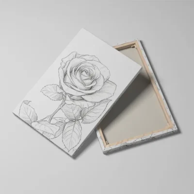 Tableau dessin fleur