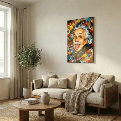 Tableau Einstein street art
