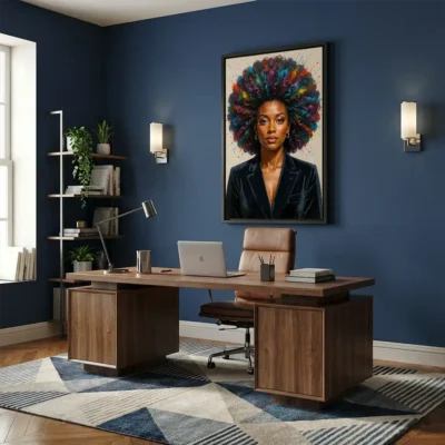 Tableau femme afro