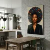 Tableau femme afro
