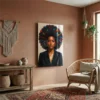 Tableau femme afro