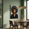 Tableau femme afro