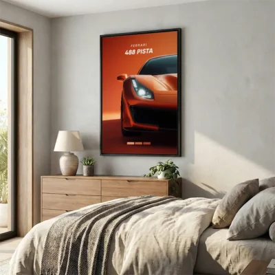 Tableau Ferrari 488 Pista