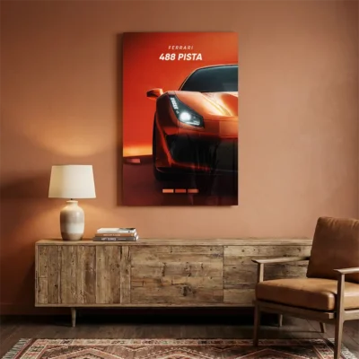 Tableau Ferrari 488 Pista