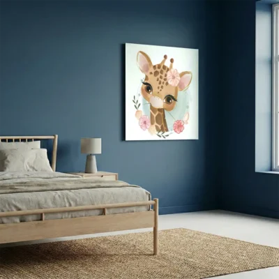 Tableau girafe pour enfant
