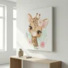 Tableau girafe pour enfant