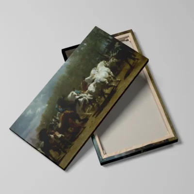 Tableau la foire aux chevaux