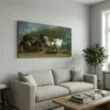 Tableau la foire aux chevaux